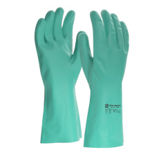 PAIRE GANTS NITRIL VERT ETANCHE T.L